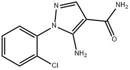 5-aMino-1-(2-chloro-phenyl)-1H-pyrazole-4-carboxylic acid aMide Struktur