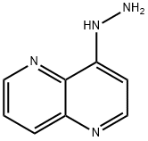 4-Hydrazinyl-1,5-naphthyridine Struktur