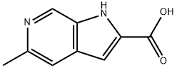 5-Methyl-6-azaindole-2-carboxylic acid Struktur