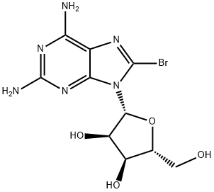 2-AMino-8-broMoadenosine Struktur