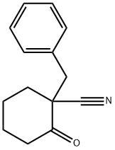 1-Benzyl-2-oxocyclohexanecarbonitrile Struktur