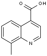 4-Quinolinecarboxylicacid,8-methyl-(9CI) Struktur