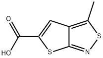 3-Methylthieno[2,3-c]isothiazole-5-carboxylic acid Struktur