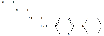 6-(4-Morpholinyl)-3-pyridinaMine 3HCl Struktur