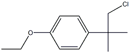 4-Ethoxyneophyl chloride Struktur