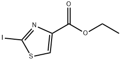 2-Iodo-thiazole-4-carboxylic acid ethyl ester Struktur