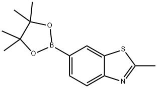 2-Methylbenzo[d]thiazol-6-ylboronic acid pinacol ester Struktur