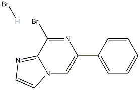 8-BroMo-6-phenyliMidazo[1,2-a]pyrazine hydrobroMide Struktur