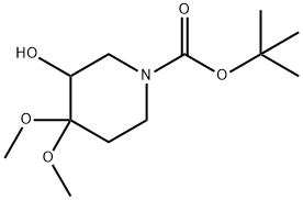 Tert-butyl 3-hydroxy-4,4-dimethoxypiperidine-1-carboxylate