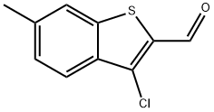 3-Chloro-6-Methylbenzo[b]thiophene-2-carbaldehyde Struktur