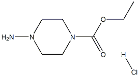 Ethyl 4-aMinopiperazine-1-carboxylate hydrochloride Struktur