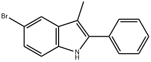 5-BroMo-3-Methyl-2-phenyl-1H-indole Struktur