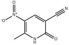 2-hydroxy-6-Methyl-5-nitronicotinonitrile Struktur