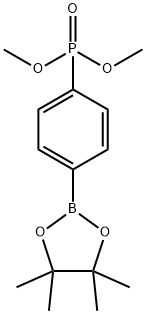 DiMethyl (4-(4,4,5,5-tetraMethyl-1,3,2-dioxaborolan-2-yl)phenyl)phosphonate Struktur