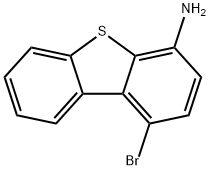 1-Bromo-4-dibenzothiophenamine Structure