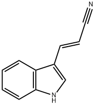 (E)-3-(1H-indol-3-yl)acrylonitrile Struktur