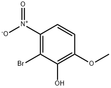 2-BroMo-6-Methoxy-3-nitrophenol Struktur