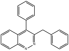 3-Benzyl-4-phenylcinnoline Struktur