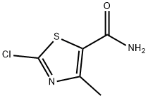 2-Chloro-4-Methylthiazole-5-carboxaMide Struktur