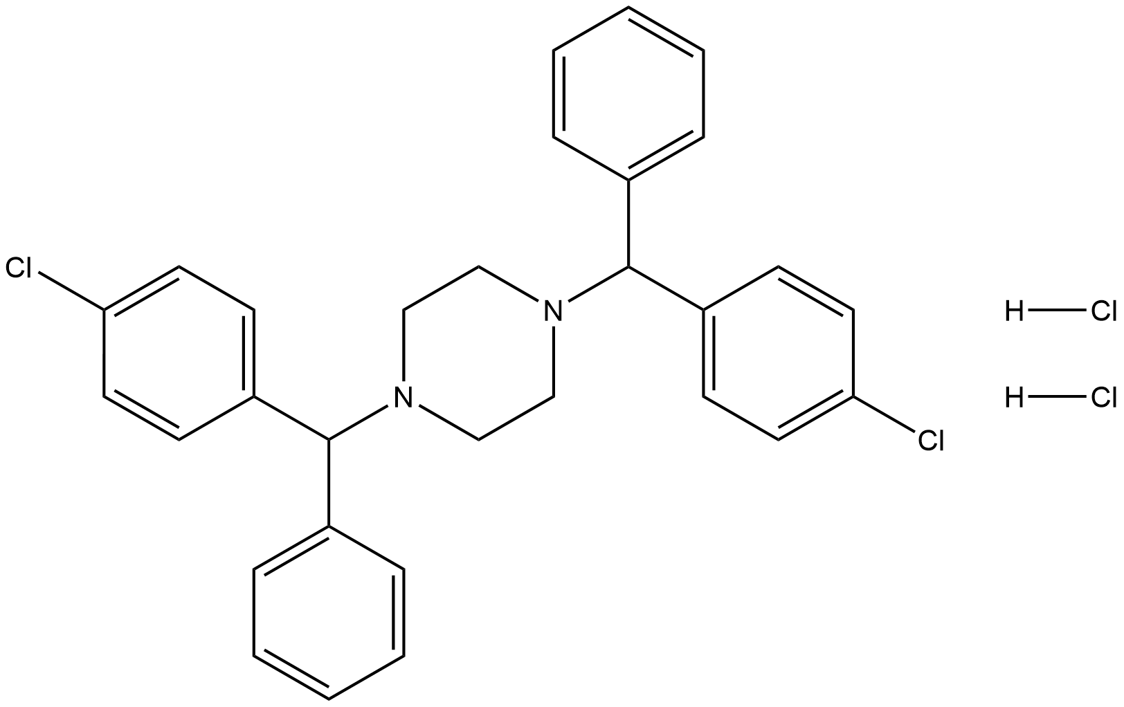 Cetirizine IMpurity D DiHCl Struktur