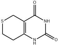 7,8-Dihydro-5H-thiopyrano[4,3-d]pyriMidine-2,4-diol Struktur