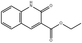 ethyl 2-oxo-1,2-dihydroquinoline-3-carboxylate Struktur