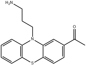 1-(10-(3-AMinopropyl)-10H-phenothiazin-2-yl)ethanone Struktur