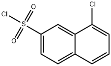 8-chloronaphthalene-2-sulfonyl chloride Struktur