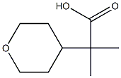 2-Methyl-2-(tetrahydro-2H-pyran-4-yl)propanoic acid Struktur