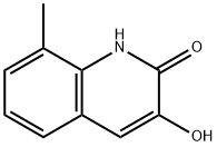 3-Hydroxy-8-Methylquinolin-2(1H)-one Struktur