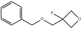 3-[(benzyloxy)methyl]-3-fluorooxetane Struktur