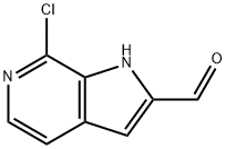 7-Chloro-6-azaindole-2-carbaldehyde Struktur