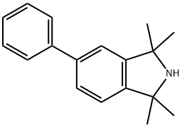 1,1,3,3-TetraMethyl-5-phenylisoindoline Struktur