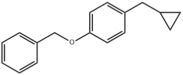 1-(Benzyloxy)-4-(cyclopropylMethyl)benzene Struktur