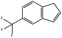 1H-Indene, 5-(trifluoroMethyl)- Struktur