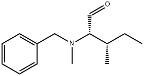 (2S,3S)-2-(benzyl(Methyl)aMino)-3-Methylpentanal Struktur