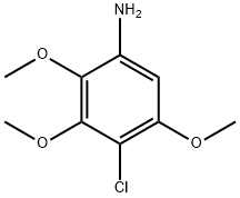 4-Chloro-2,3,5-triMethoxyaniline Struktur