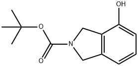 tert-butyl 4-hydroxyisoindoline-2-carboxylate Struktur