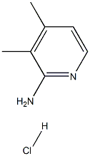 3,4-DiMethylpyridin-2-aMine hydrochloride Struktur