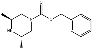 benzyl (3S,5S)3,5diMethylpiperazine1carboxylate Struktur