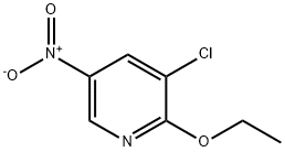 3-Chloro-2-ethoxy-5-nitropyridine Struktur