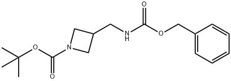 tert-Butyl 3-((((benzyloxy)carbonyl)aMino)Methyl)azetidine-1-carboxylate Struktur