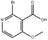 2-BroMo-4-Methoxynicotinic acid Struktur