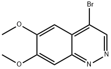 4-broMo-6,7-diMethoxycinnoline Struktur