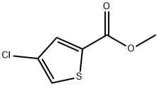 Methyl 4-chlorothiophene-2-carboxylate Struktur