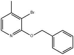 2-(benzyloxy)-3-broMo-4-Methylpyridine Struktur