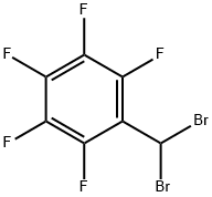 1-(Dibromomethyl)-2,3,4,5,6-pentafluorobenzene Struktur