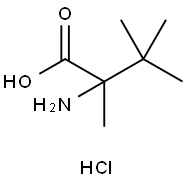 2-AMino-2-t-butylpropanoic acid HCl Struktur