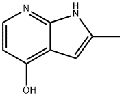 4-Hydroxy-2-Methyl-7-azaindole Struktur