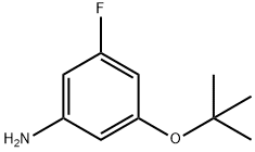 3-(tert-Butoxy)-5-fluoroaniline Struktur